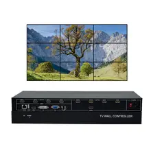 ESZYM 9 Channel TV Video Wall Controller 3×3 2×4 4×2 HDMI DVI VGA USB Video Processor