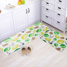 Кухонные декоративные ковры фрукты листья кошка дверные коврики с рисунком ванная комната Придверный коврик для гостиной Противоскользящие коврики