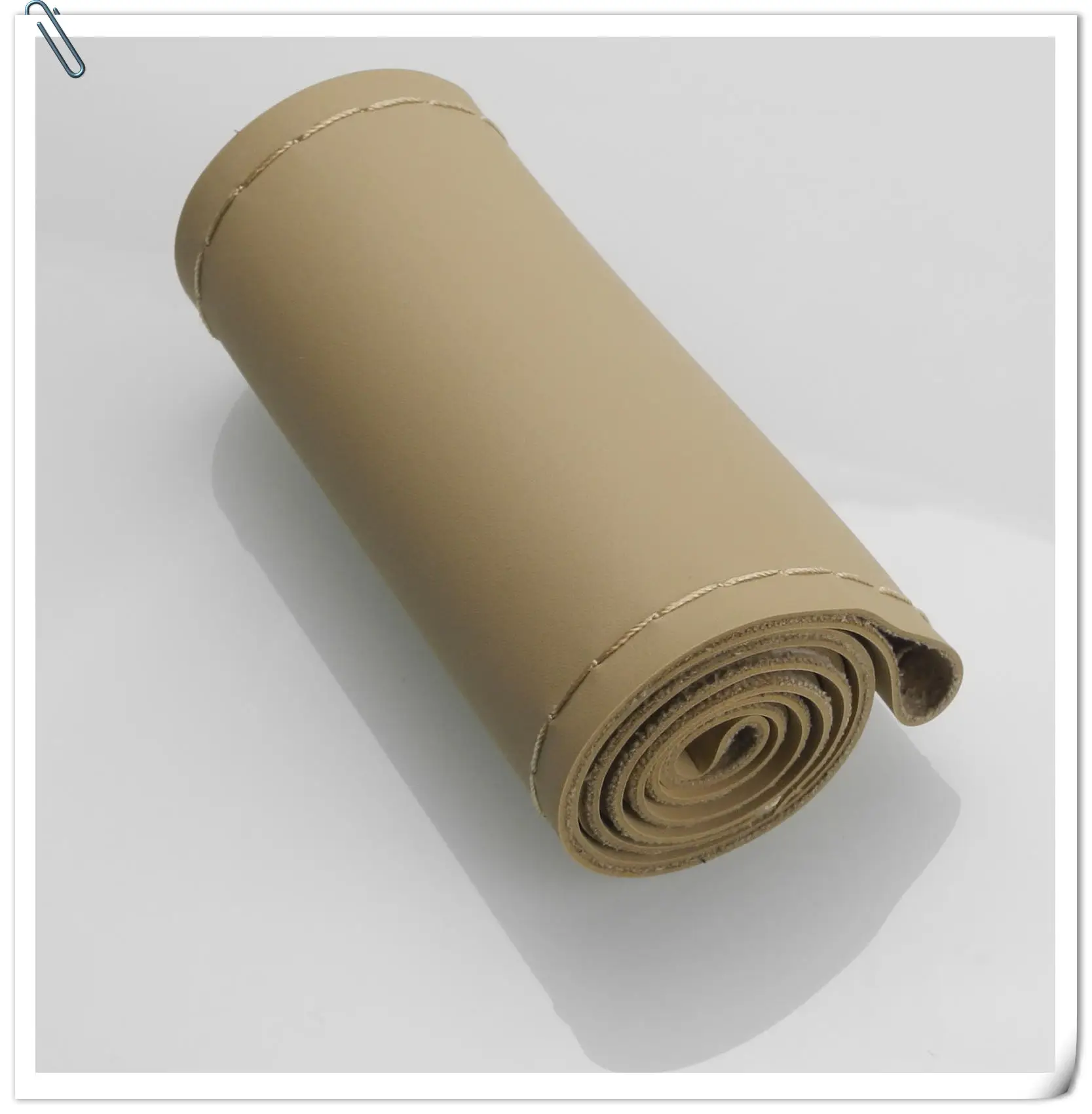 Keyforkess diametro 38cm coprivolanti fai-da-te treccia in morbida pelle sul volante dell'auto con ago filo - HTB1I2OEvVmWBuNjSspdq6zugXXai