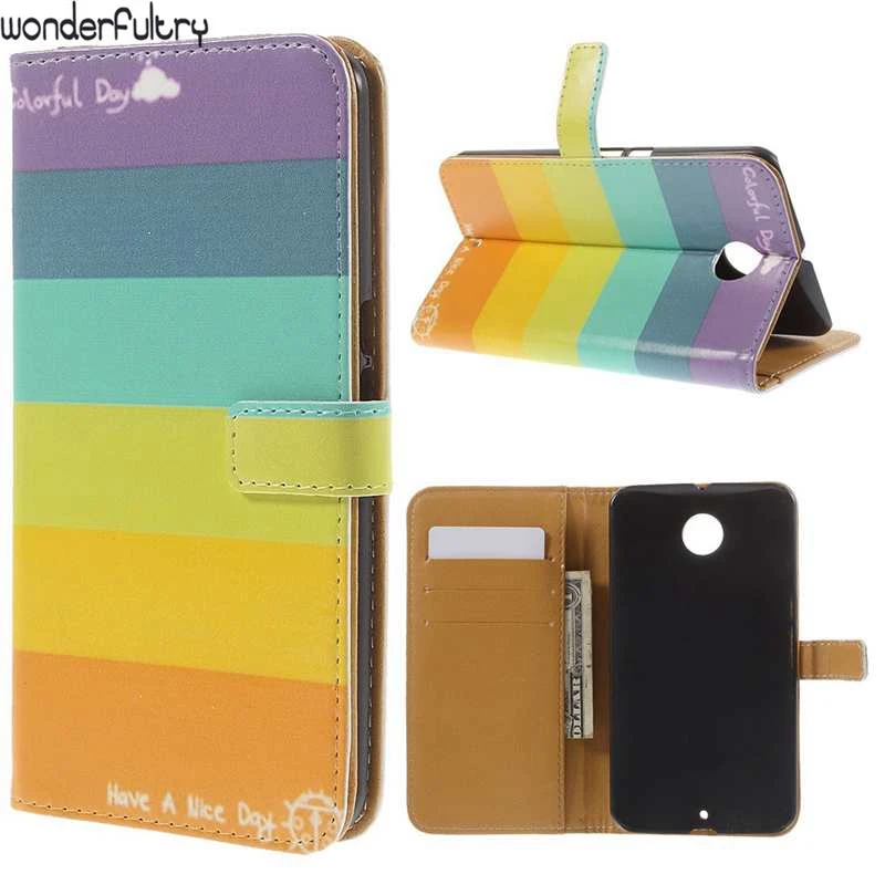 Wonderfultry Case Capa For Moto Nexus 6 Stand Wallet Flip Phone Bag Shell With Card Slot Cover For Motorola Google Nexus 6 001 (1)