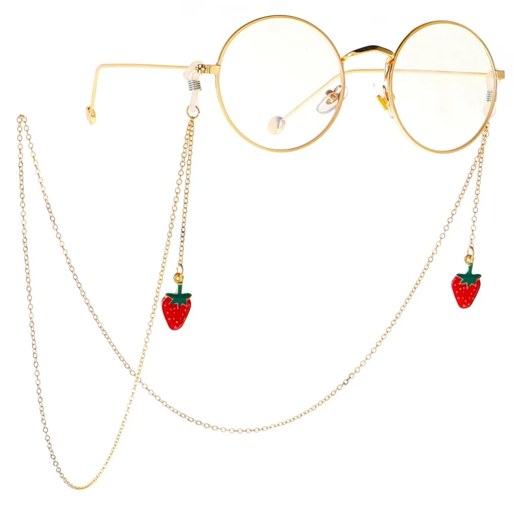 New Strawberry Tassel Sunglasses Chain Glasses Cord Holder Neck Lanyards Women Fashion Accessories | Украшения и аксессуары