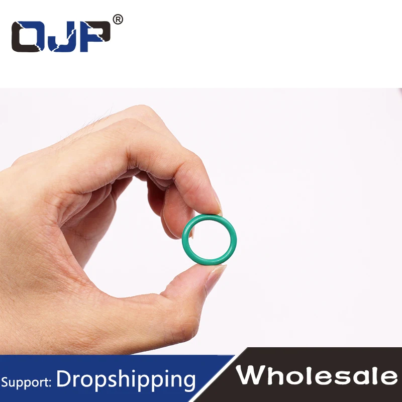 Thickness Green FKM O-ring FPM fluorine rubber sealing