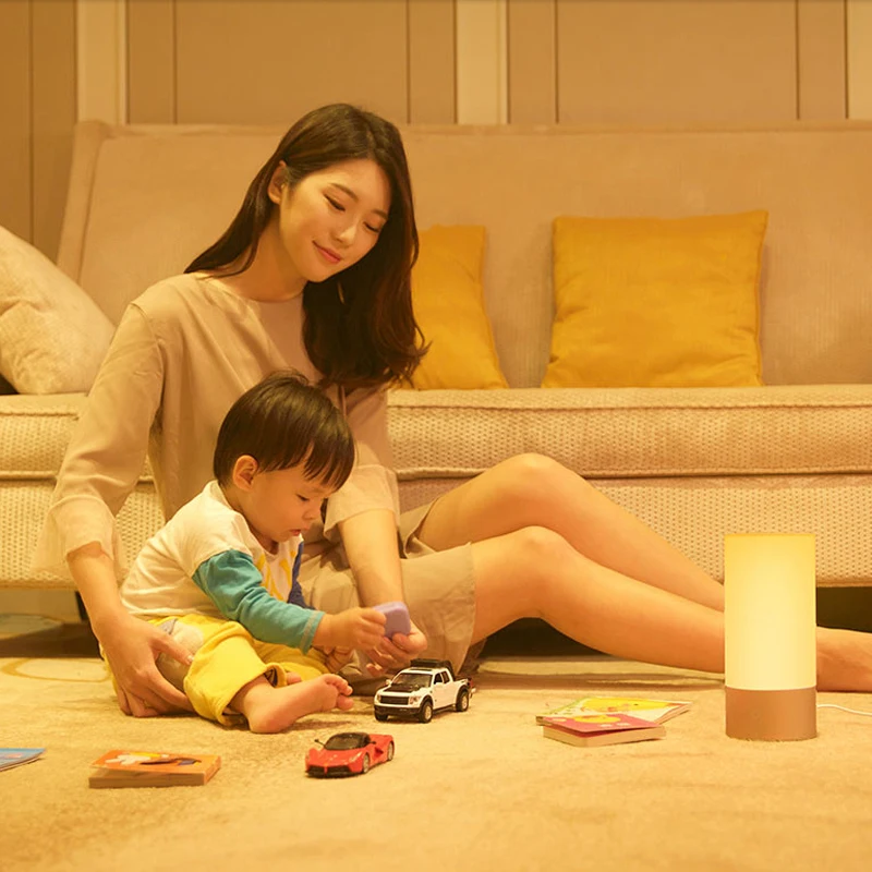  Original Xiaomi Mijia Smart Bed Lights Indoor Bedside Lamp 16 Million RGB Dimmed Lights Touch Contr