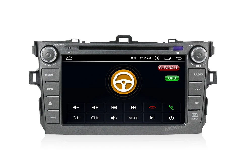 1024X600 HD 8 дюймов 2 din Android 8,0 автомобильный dvd-плеер gps для Toyota Corolla 2007 2008 2009 2010 2011 1024*600 автомобильный стерео радио