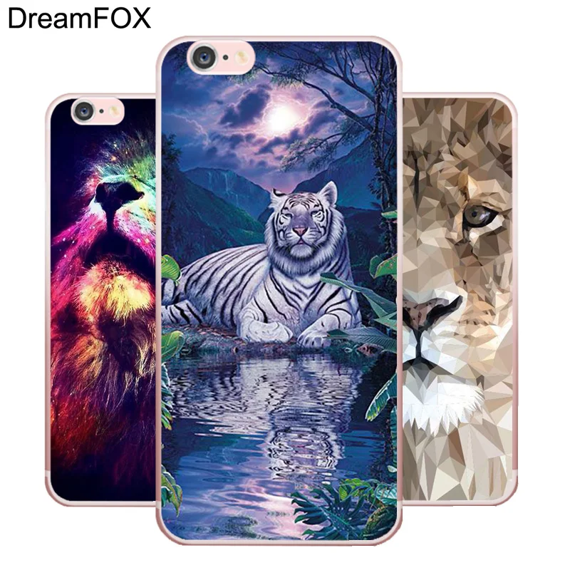 

L164 Fierce Lion And Tiger Soft TPU Silicone Case Cover For Apple iPhone 11 Pro X XR XS Max 8 7 6 6S Plus 5 5S SE 5C 4 4S