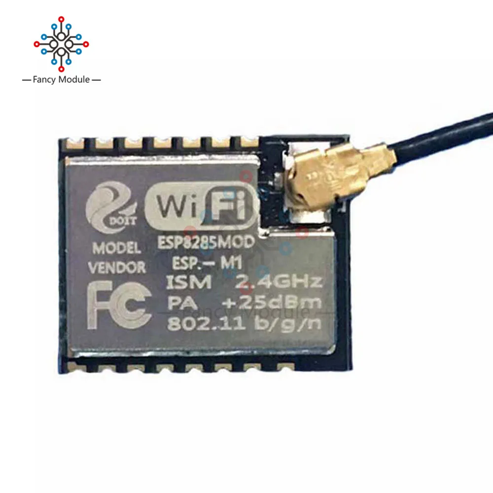 ESP-M1 ESP8285 Wifi модуль Серийный порт Ультра маленький размер беспроводная передача с