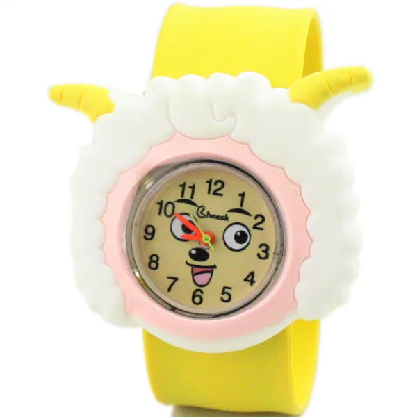 

Hot selling, beautiful, sheep and goat cartoon children pat watch male and female student table