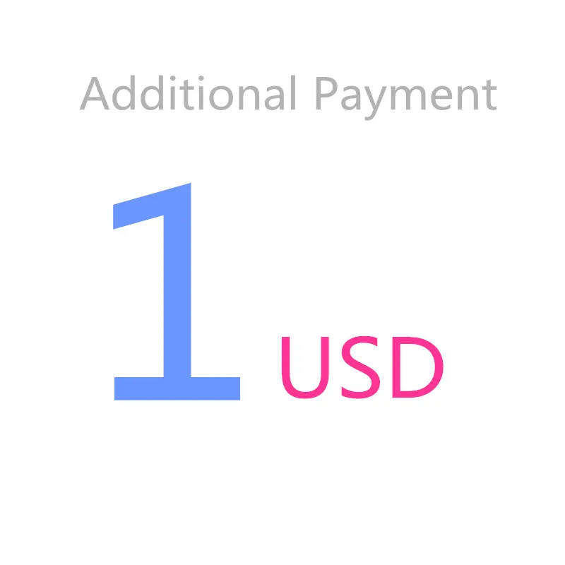 

ONLY FOR ADDITIONAL COST SUCH AS SHIPMENT COST OR DISCOUNT
