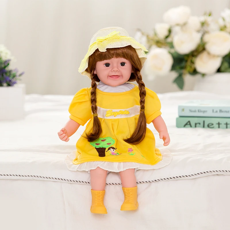 

New Design 45cm Silicone Reborn Baby Dolls Reborn Fashion Dolls For Princess Children Birthday Gift Bebes Reborn Barbie Doll