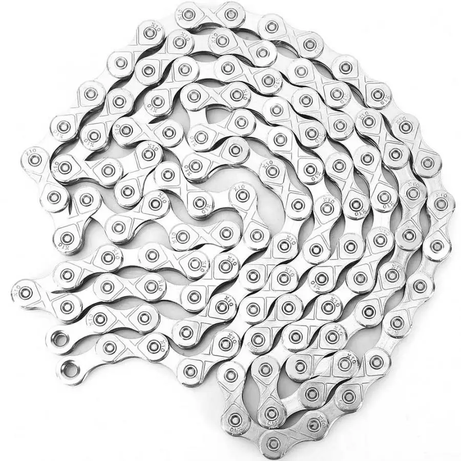 

116 Links Steel Portable Ultra Light 10 Speed Road Mountain Bike Chain Replacement Chains For MTB Bicycle Cycling Parts
