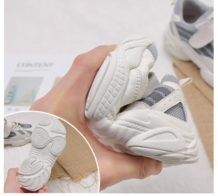 Обувь для детей Обувь с дышащей сеткой Ботинки, крючок, петля для маленьких мальчиков; Детские кроссовки; удобная детская обувь Tenis Infantil Sapato Infantil