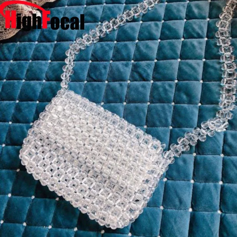 

Pearls Bag Beaded Shoulder Bag Women 2019 Summer Luxury Brand White Handbag Evening Party Messenger Crossbody Bags Drop Shipping