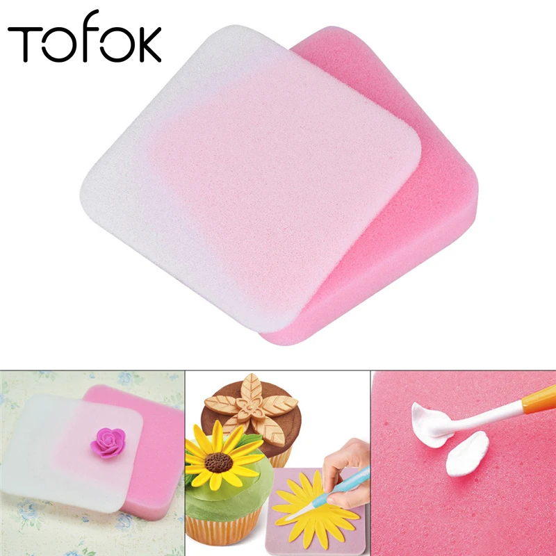 Tofok 2 шт./компл. Fondant (сахарная) коврики/свадебный букет невесты моделирование