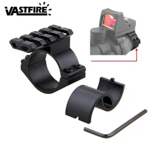 Охота крепление " /25,4 мм 30 мм переходное кольцо w/21 мм Уивер Picatinny верхней направляющей пистолетный страйкбол крепление для оружия установить область