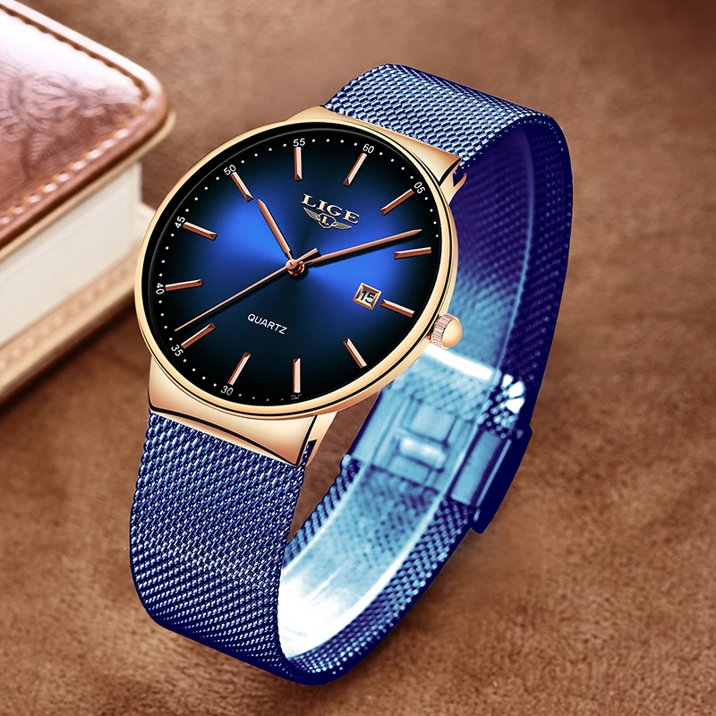 Beste Montre Femme LUIK Nieuwe Luxe Dames Horloge Mode Eenvoudige Horloges Womens Mesh Riem Quartz Horloge Vrouwen Klok Relogio Feminino