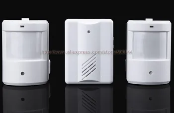

Wholesale 2 to 1 400 Feet PIR Infrared Sensor Wireless Doorbell Motion Detector Doorbell Driveway Alarm & DHL/EMS Free Shipping