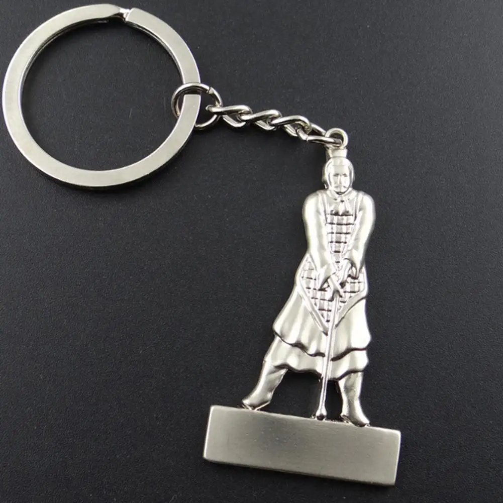 

Cool Car Key Chain Terra-Cotta Warrior Shape Keyring Keychain Purse Bag Pendant