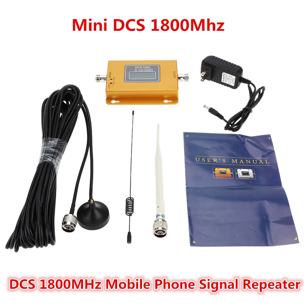 Full Set GSM font b 4G b font LTE 1800 Repeater 60dB GSM font b 4G