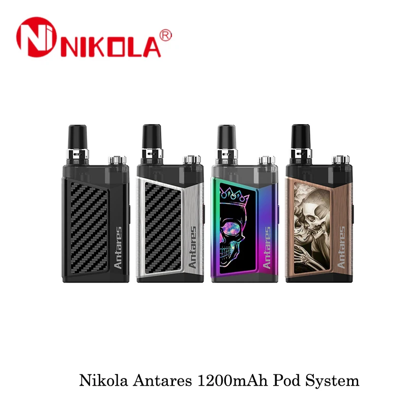 

Electronic Cigarettes Nikola Antares Vape Pod System Kit 1200mAh 2ML Capacity All-in-one Vape Vaporizer VS Lost Vape Orion Kit