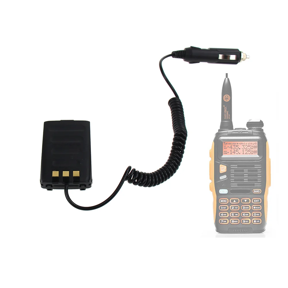 Baofeng GT 3 Walkie Talkie Battery Eliminator автомобильное зарядное устройство для 3TP GT3 GT3TP & Mark II III