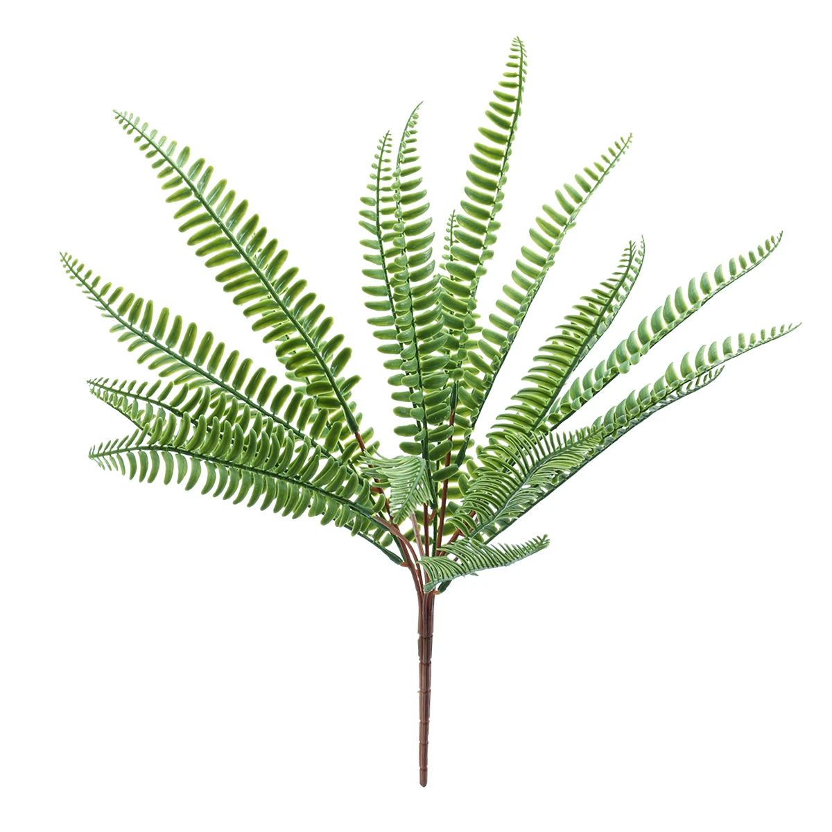 7 Branches Artificial Fern Leaves Plastic Artificial Silk Plants Green Fake Plants For Home  Party Wedding Decoration