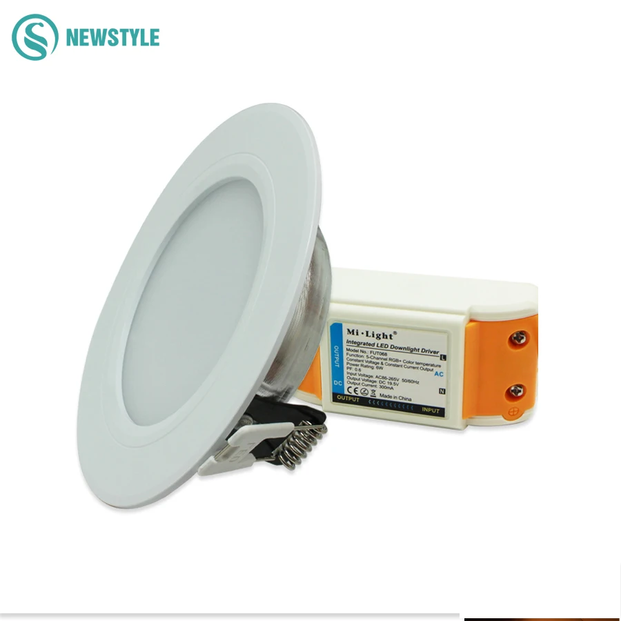 

10PCS 6W 12W 2.4G Milight Wireless Dimmable LED Downlight Smart RGBW RGBWW Dimming Led Down lights By IOS/Android Phone