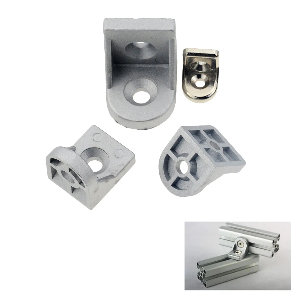 1PC Steering Angle Corner Bracket 3030 4040 4545 90 Degree Connector Connection Joint for Aluminum Profile