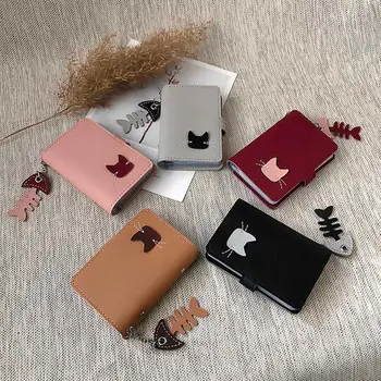 

2019 New Wallets Fashion Wild Women Wallets Small Fashion Brand Card Bag Cute Animal Pattern Card Pack Coin Purse Dropship Y711