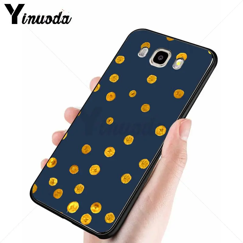 Red Black Gold Polka dots Dot