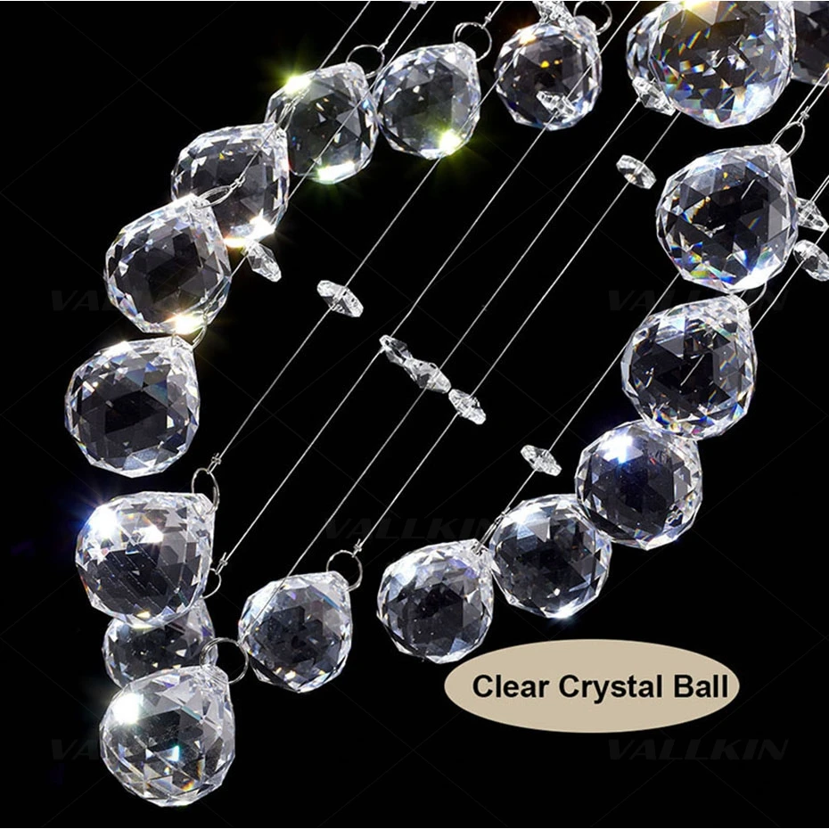 Lustres de Cristal Luzes para Sala Venda Quente Luxo Claro Moderno Iluminação Teto Lustres Jantar Interior Escadas Corredor Mod. 136395 13 Cheap chandelier lighting