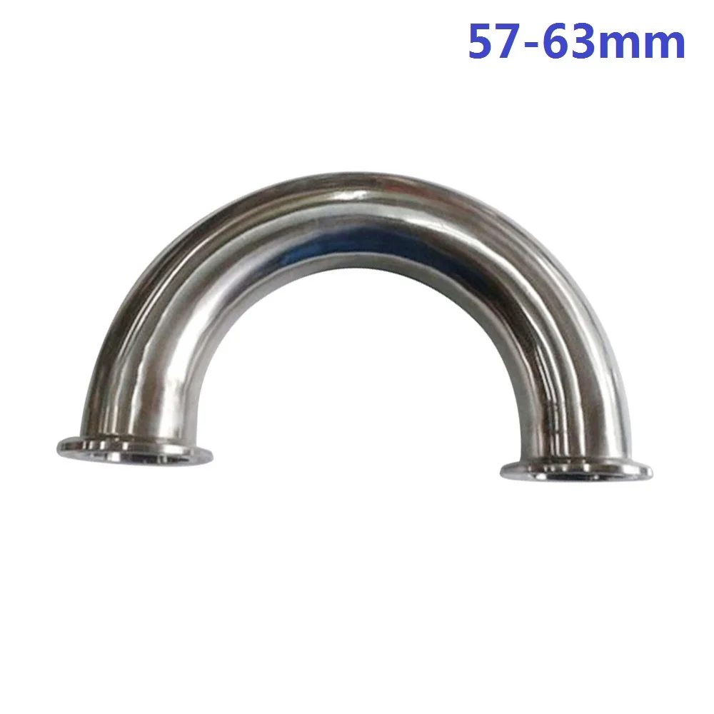 OD57-63mm Tri Clamp 77 5 мм 316 нержавеющая сталь санитарно 180 градусов u-тип штуцера трубы