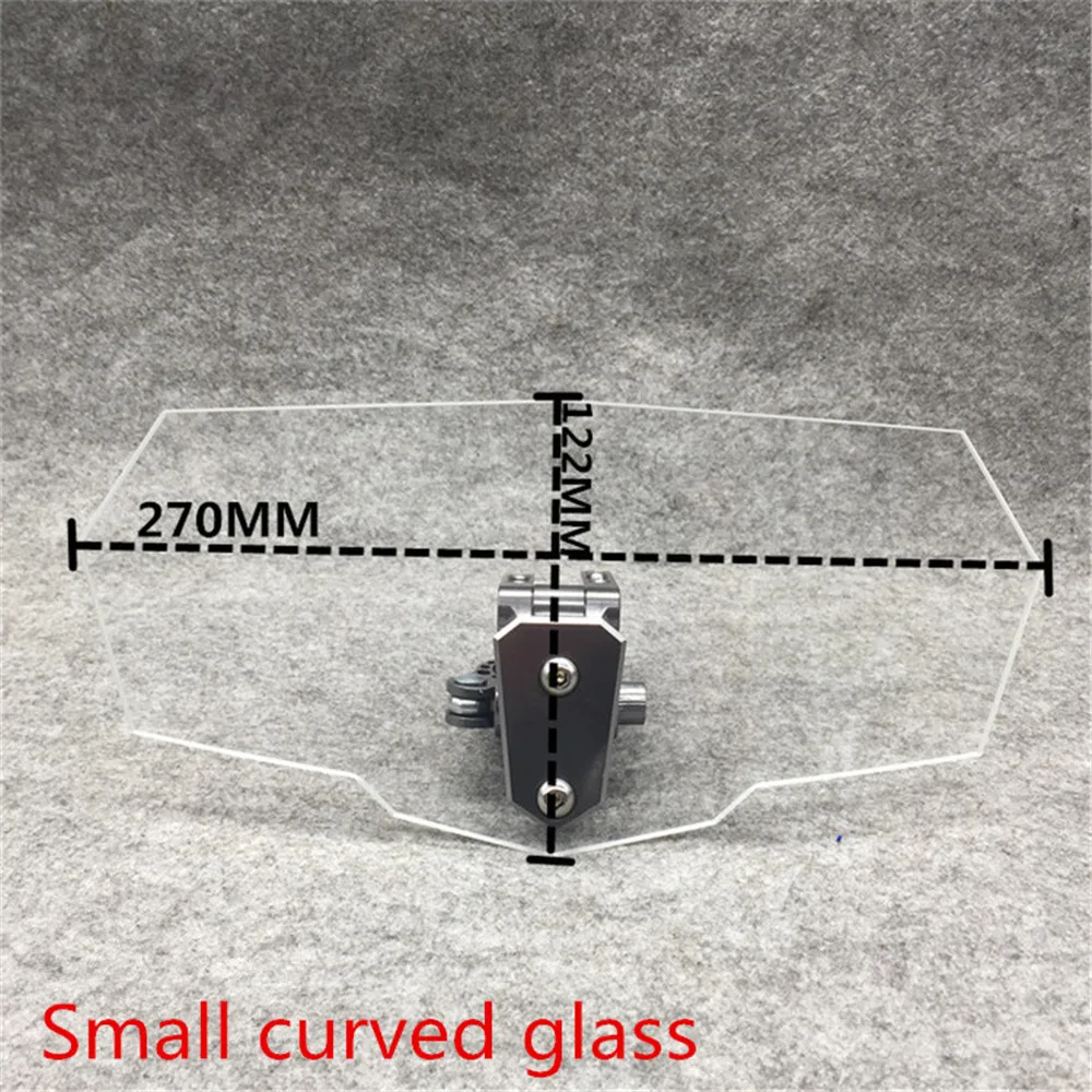 Motocicleta para Kawasaki Modificado Moto Windshield Ventosa Ajustável Universal Brisa da Bmw Ducati Honda Ktm 7 Defletores de vento e parabrisas