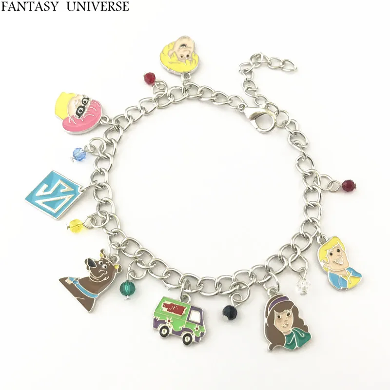 

FANTASY UNIVERSE Free shipping 1pc a lot scooby doo Charm Bracelet HZAIJIEMEIB03