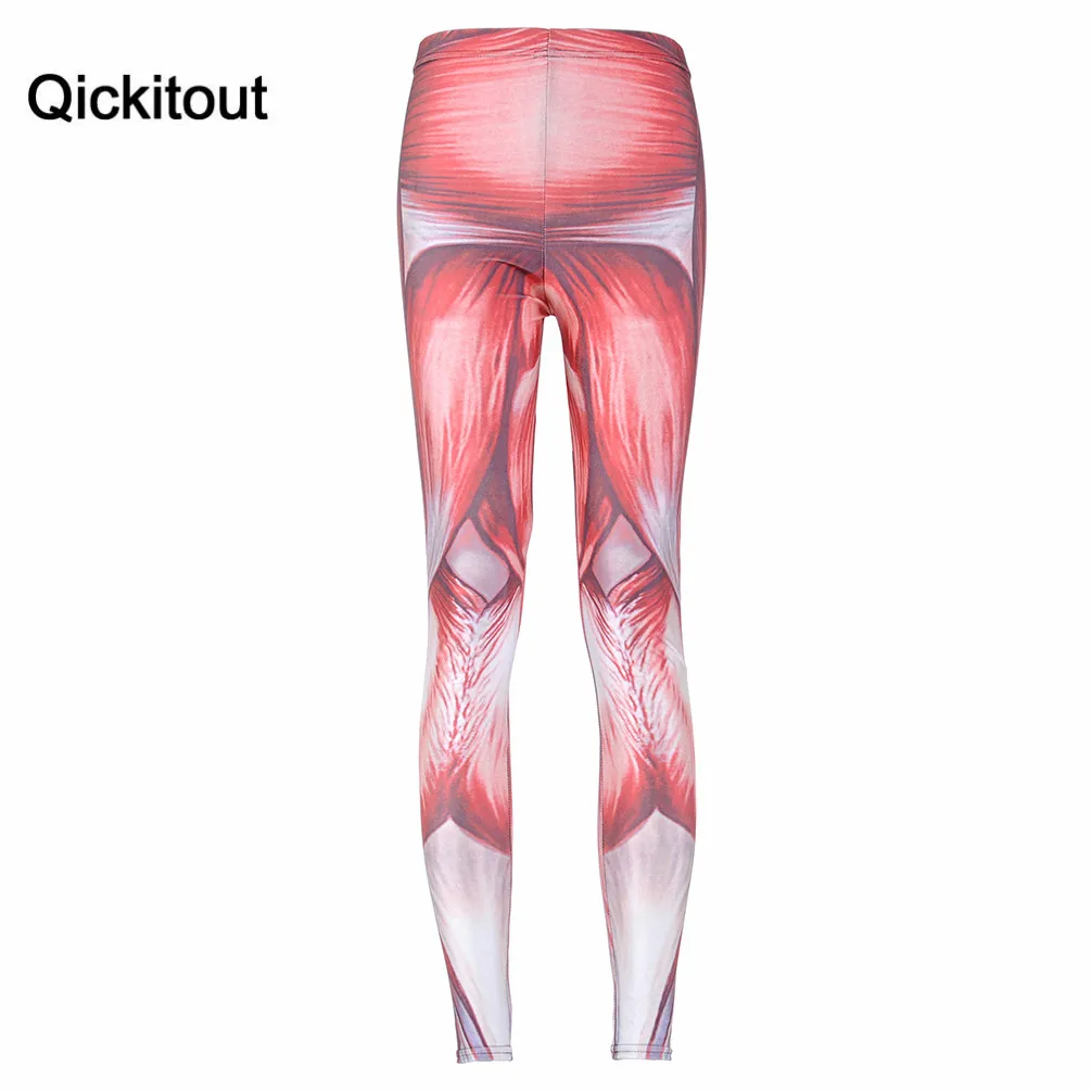 Qickitout дропшиппинг Новые Модные женские штаны с космическим принтом Леггинсы Фитнес панк женские леггинсы брюки размера плюс