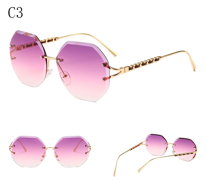 Emosnia популярные женские классические оправы солнцезащитных очков новый модный бренд Красочные Солнцезащитные очки металлический каркас