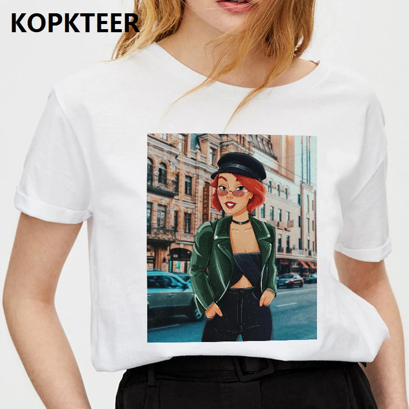 

Camisetas Verano Mujer 2019 New Cotton Harajuku Aesthetics T Shirt Fashion Cool Girl Short Sleeve Tee Shirt Femme Vogue Tops