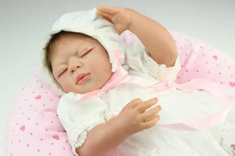 

50CM silicone reborn babies dolls lifelike newborn baby bonecas brinquedos meninas christmas Gift kids Birthday Gifts