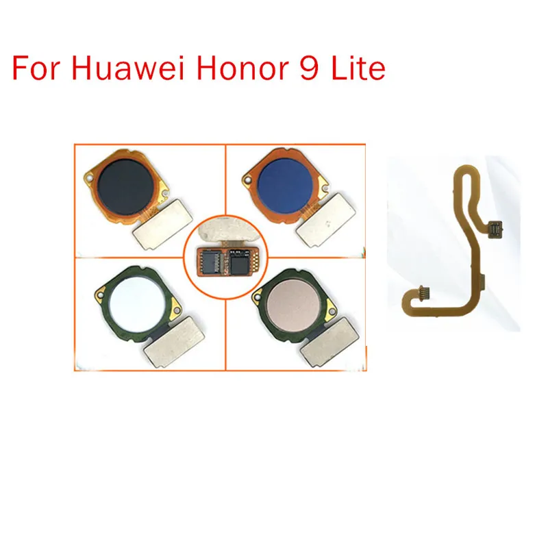 

for Huawei Honor 9 Lite Fingerprint Sensor Scanner Connector Home Button Key Touch ID Flex Cable Repair Spare Parts Test QC