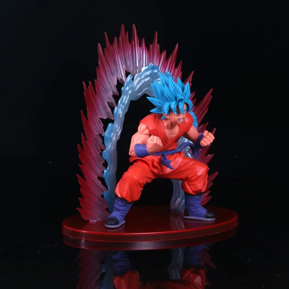 Аниме Dragon Ball Z Resurrection F 20 Супер Saiyan Бог SS Сон Гоку ПВХ фигурка игрушка модель детский подарок