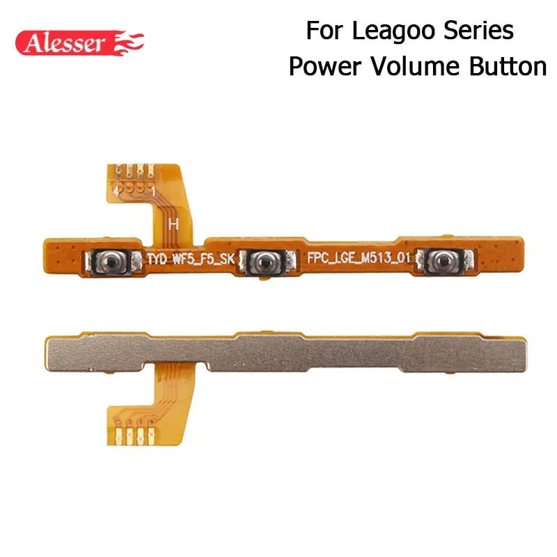 

Alesser For Leagoo M5 M8 M8 pro Shark 1 Side Button Flex Cable Power ON/OFF+Volume Up/Down Button FPC Wire Flex Cable Part