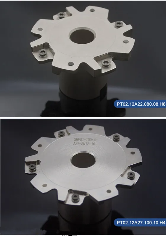 Индексируемый cnc фрезерный станок высокое качество PT02.12A22.063.06. H4 H5 H6 легированная сталь режущая PT02 трехсторонний кромочный Фрезерный резак серии