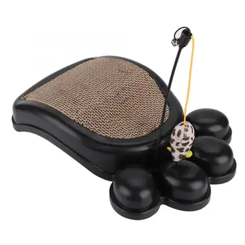

Durable Exercise Cat Toys New Pet Chew Toy Cat Scratch Board Crazy Cat Toy Set Plastic Bottom Cat Supplies