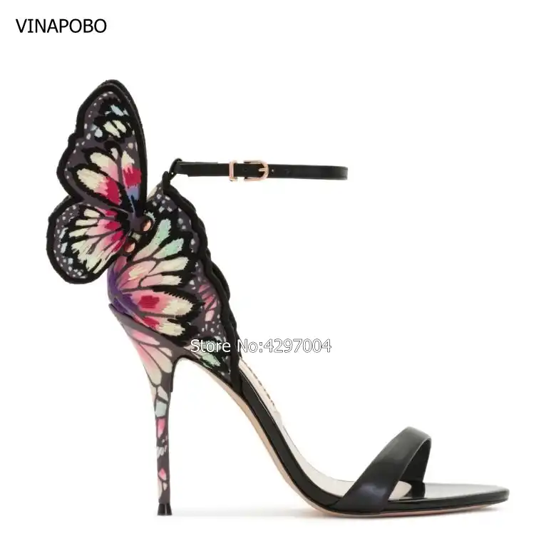 butterfly gladiator sandals