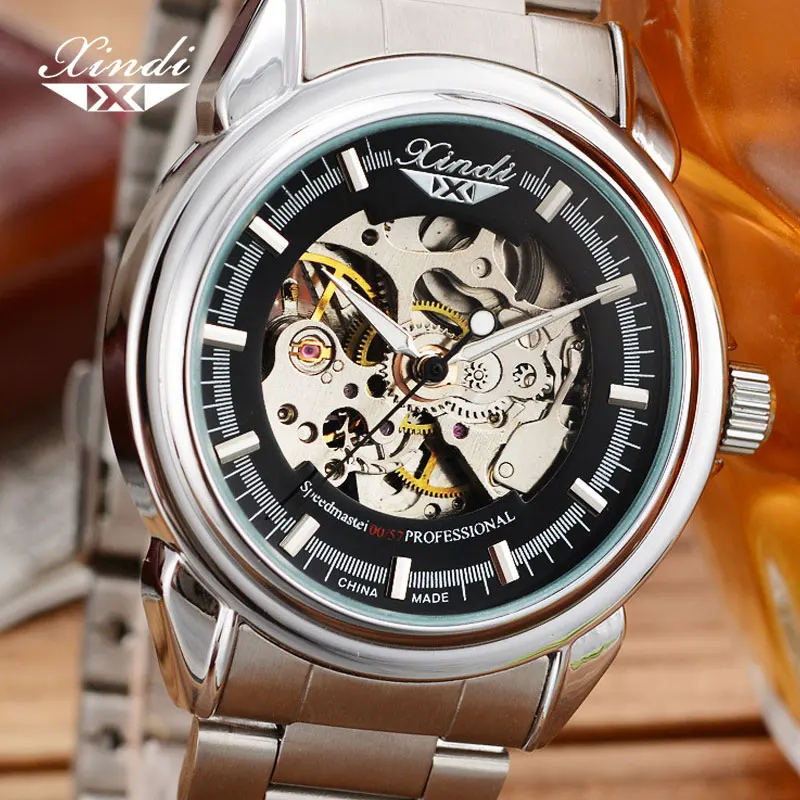 

Xindi Brand Men's Skeleton Watch Automatic Mechanical Watch Men Top Luxury Waterproof Relogio Masculino Man Factory Outlet 2019