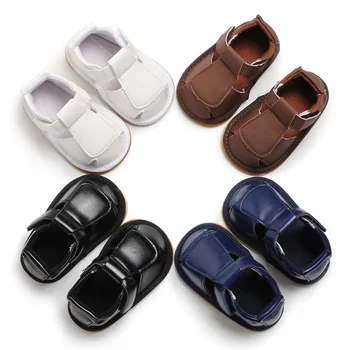 

2019 Summer New Toddler Shoes 0-1 Years Old Men And Women Baby Rubber Sole Casual Baby Shoes Hollow Double Velcro Toddler Shoes