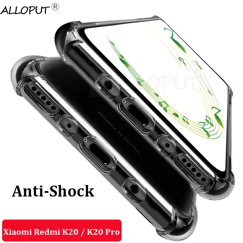 

Anti-shock Case For Redmi K20 Pro K20 Case Slilcone TPU Xiaomi Redmi K20 Pro case Transparent Clear Protective Redmi k20 Cover