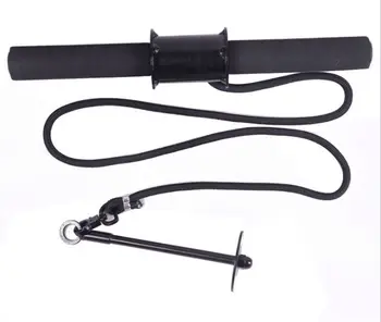 

Gym Wrist Forearm Roller Trainer Strengthener Hand Gripper Strength Exerciser Training Rod Weight Lifting Rope Equipment