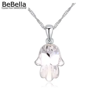 

BeBella fatima hand pendant necklace with Crystals from Swarovski original fashion jewelry Christmas gift for women girl 2018