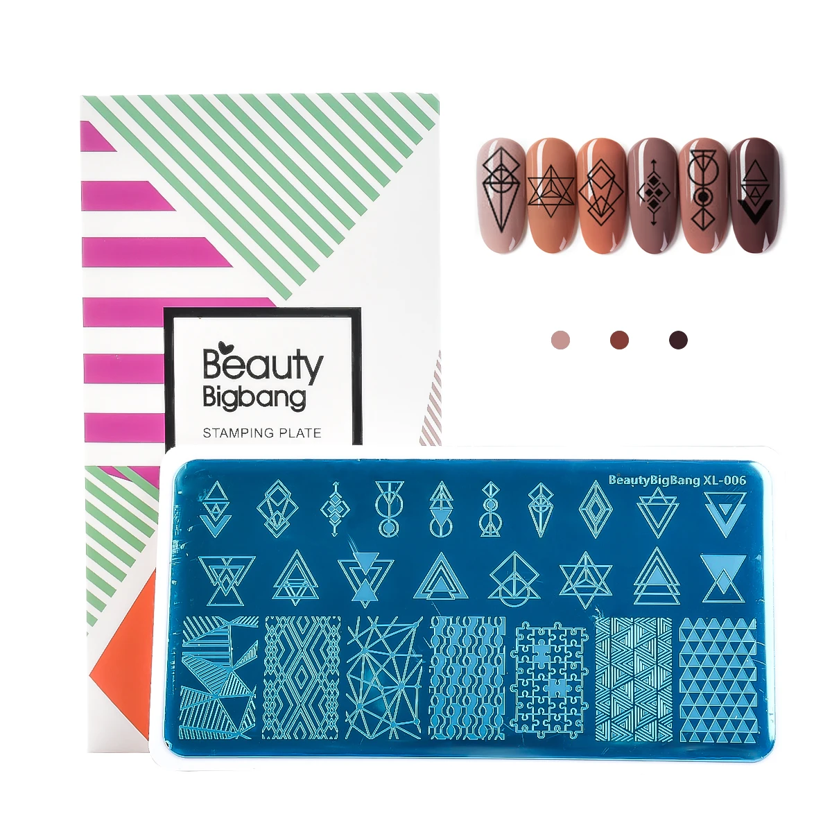 643824322493 1 шт. 6*12 см BEAUTYBIGBANG прямоугольник геометрический Египетский мультфильм штамповка шаблон абстрактные линии штамповки ногтей пластины XL-060 - Цвет: 643824322493