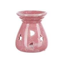 1 шт. полый узор керамический эфирное масло курильница подсвечник Луна Звезды настольный орнамент домашний декор ароматизатор лампа